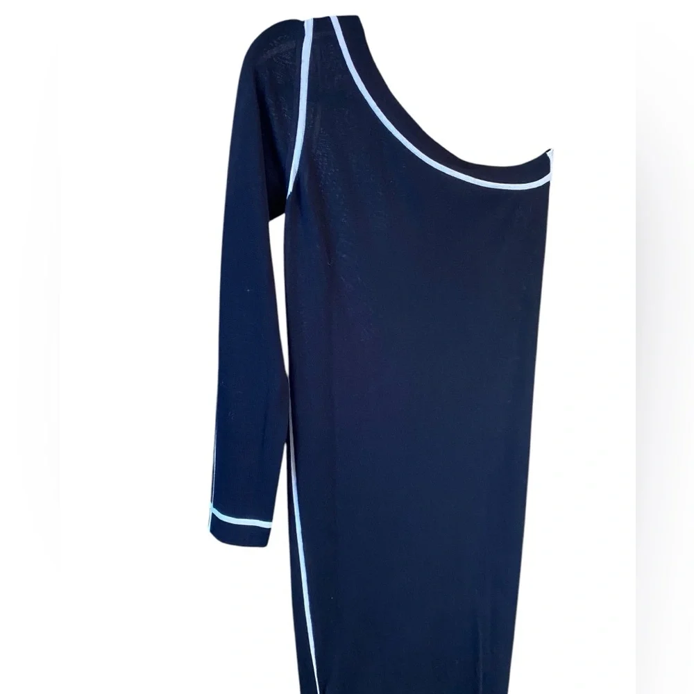 NWOT Marc Jacobs VTG Y2K one shoulder long sleeve knit 🧶 Maxi Dress. S